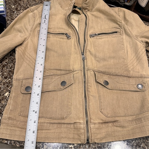 Lauren Ralph Lauren Tan Jean Jacket - Picture 7 of 10